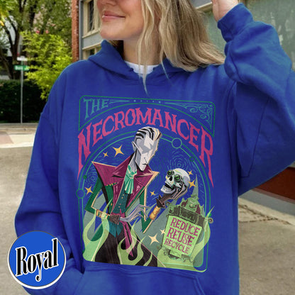 Game Lover Hoodie,The Necromancer Hoodie,Dragon Game Lover,Video Gaming Merch,Women's Video Game Gift,Gamer Hoodie,Fantasy Hoodie,Gaming Apparel