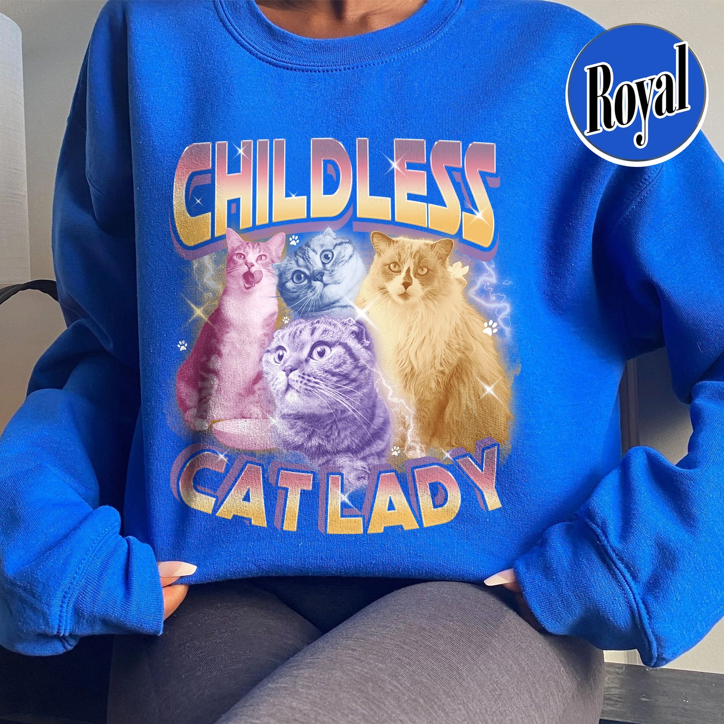 Election Sweatshirt, Childless Cat Lady Custom Bootleg 2024 Sweatshirt, Madame President Sweatshirt