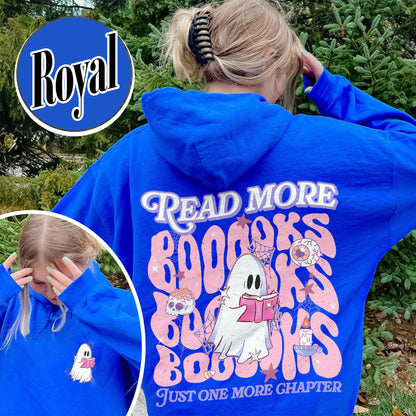 Halloween Book Lover Hoodie, Read More Booooks Halloween Hoodie, Spooky Season Hoodie