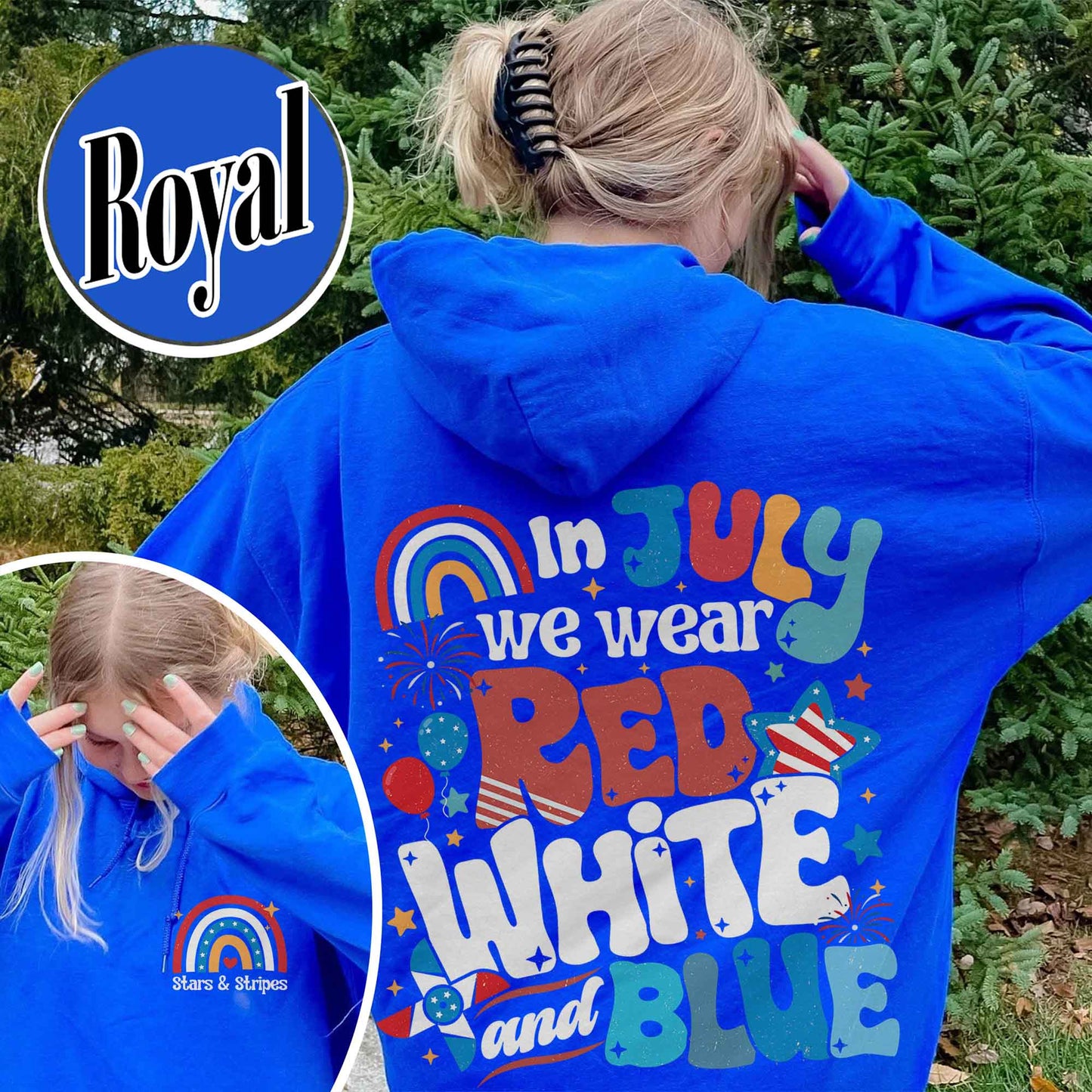 Firecracker Hoodie For 4th Of July, Stars And Stripes Hoodie, Red White And Blue, Cute 4th Of July, Usa Hoodie, Patriotic Hoodie