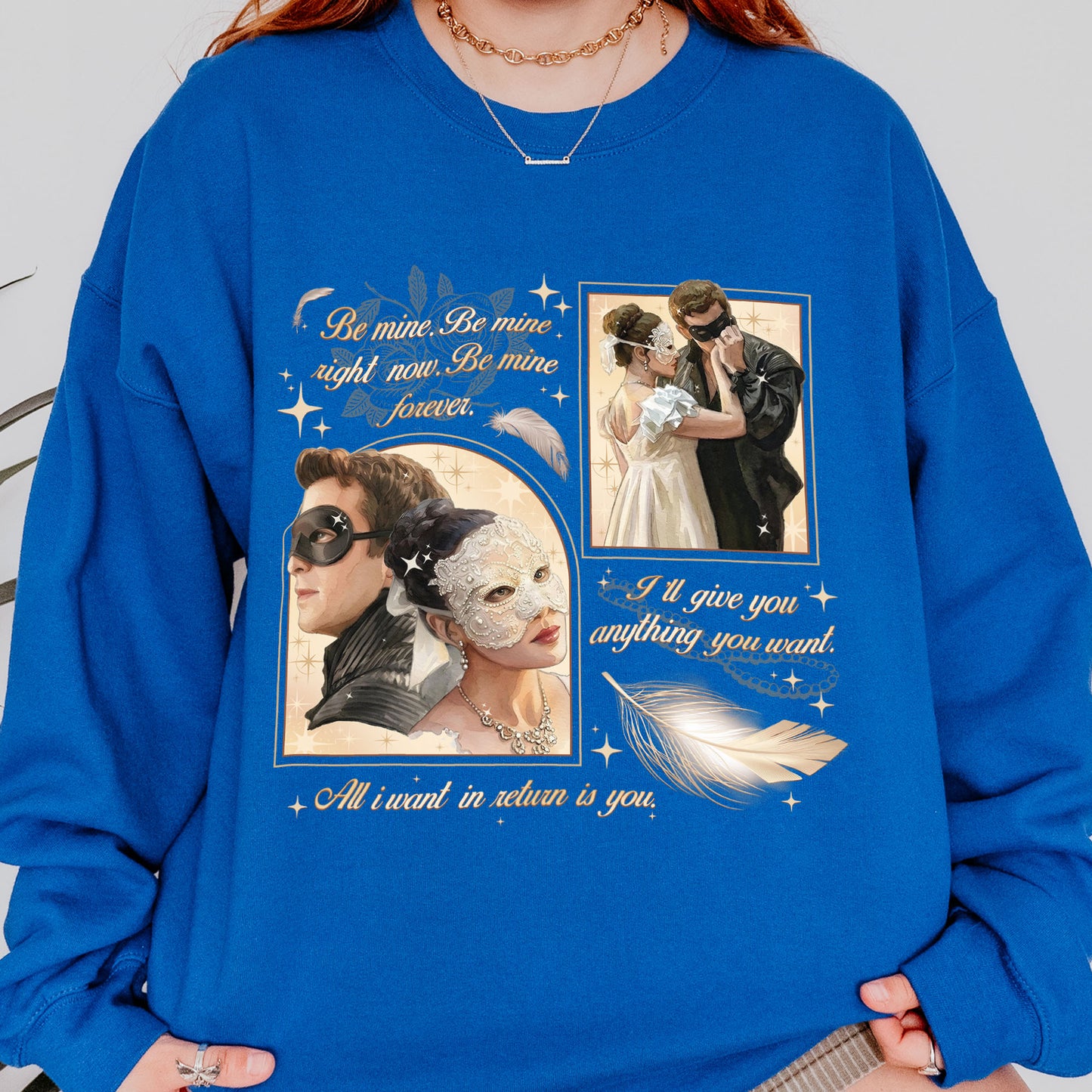 From Masquerade to Marriage – Benophie Inspired – Bridgerton Benedict & Sophie Regency Romance Sweatshirt