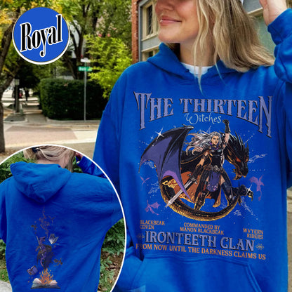 The Thirteen Hoodie, Manon Blackbeak Ironteeth Hoodie, Darkness Claims Us Hoodie, Tog Hoodie, Manon Blackbeak Hoodie, SJM Merch Bookish Hoodie