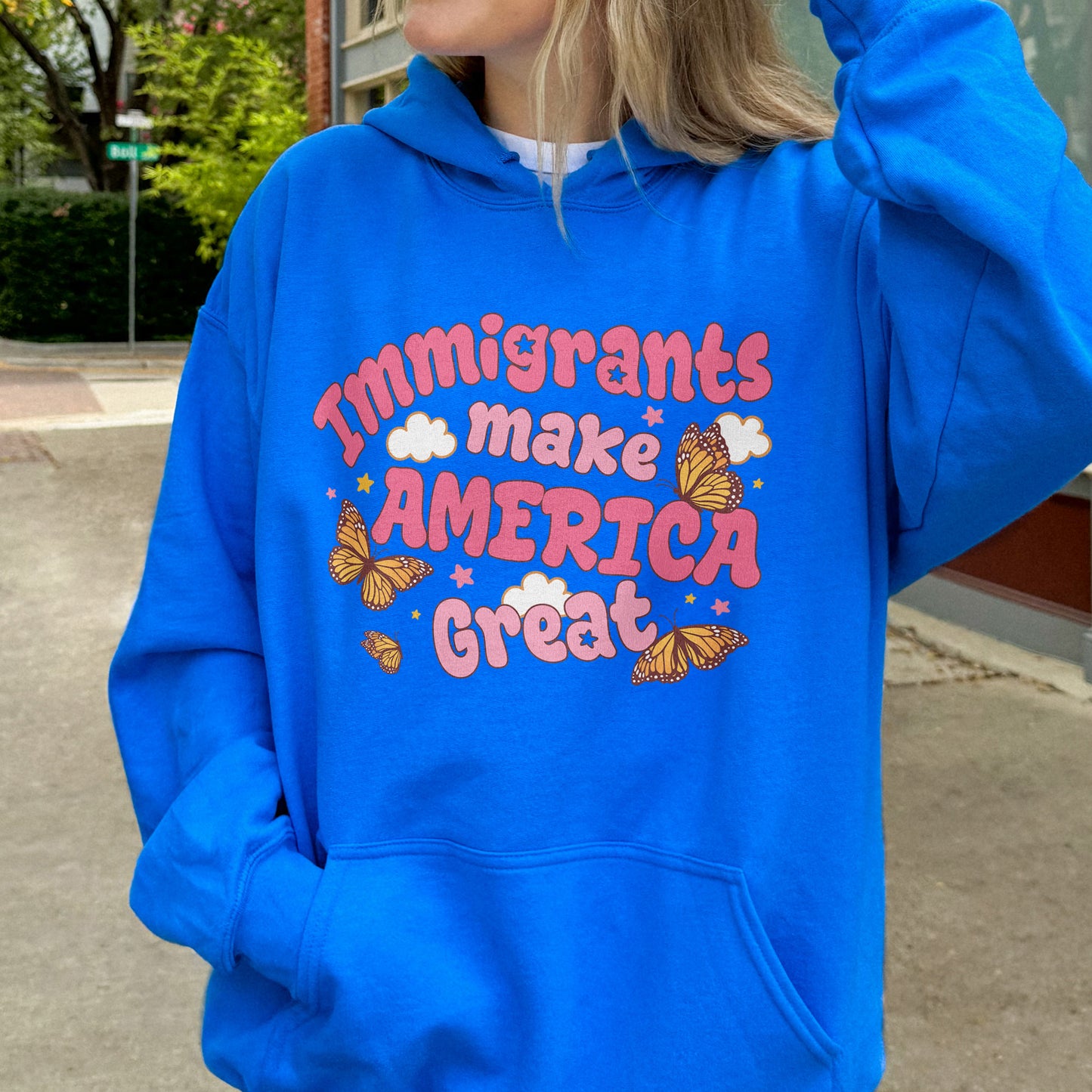 Immigrants Make America Great Activist Hoodie