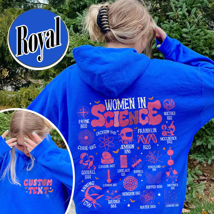 Feminist Hoodie, Women in Science Hoodie, Science Lover Gift Hoodie, Stem Hoodie