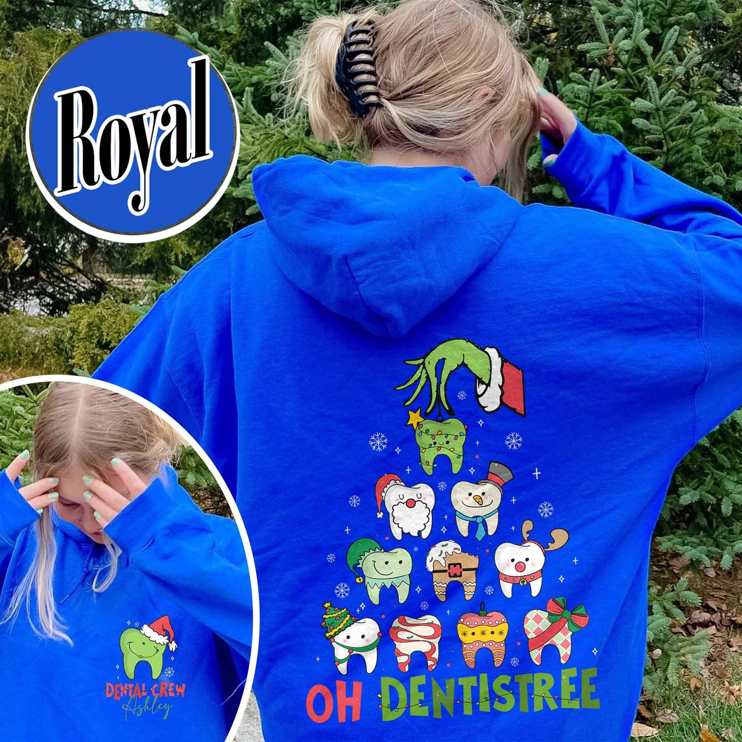 Dental Christmas Tree Hoodie,Funny Christmas Teeth Shirt,Funny Christmas Teeth,Christmas Teeth Dentist Shirt,Gift For Dentist On Christmas