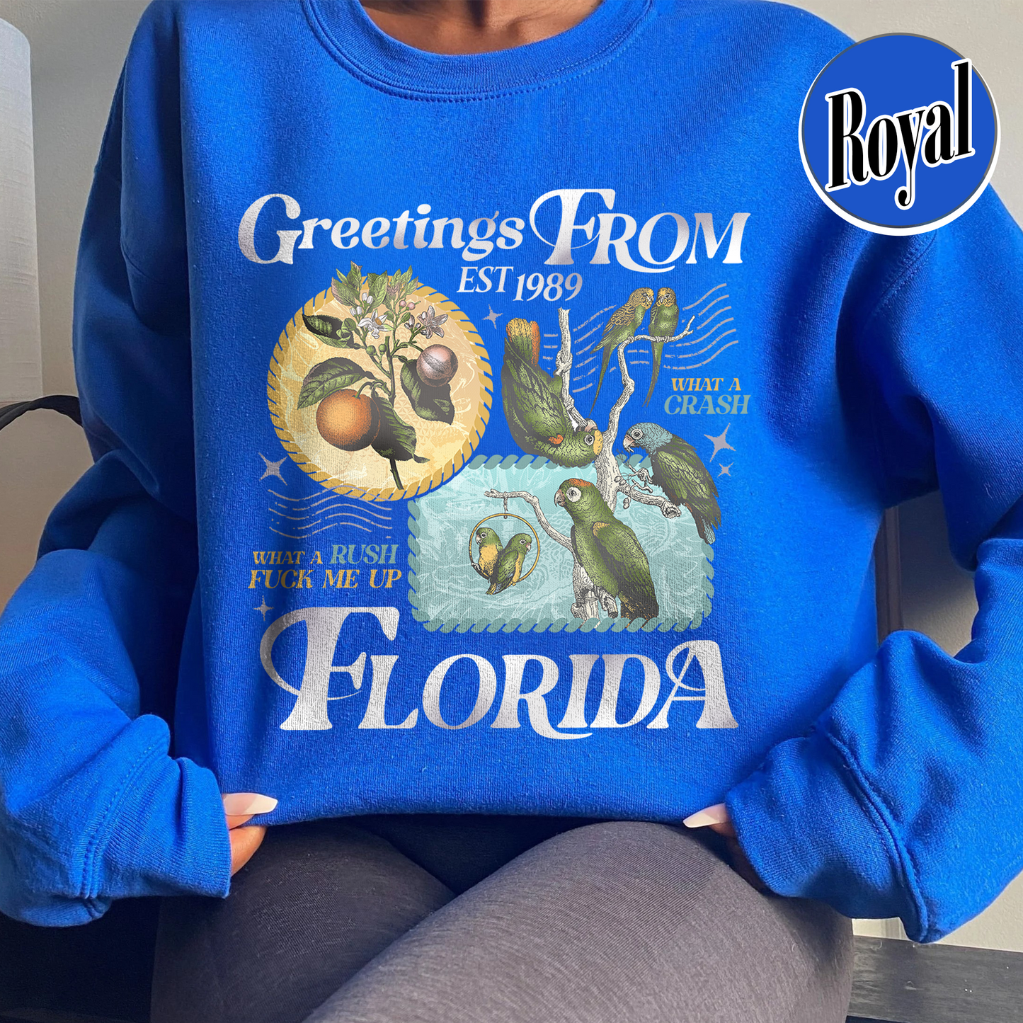 Florida!!! Sweatshirt, Palm Beach Sweatshirt, Girls Trip Sweatshirt, Trendy Summer, Ttpd Sweatshirt, Tropical Aesthetic Swiftie Gift, Summer Vibes