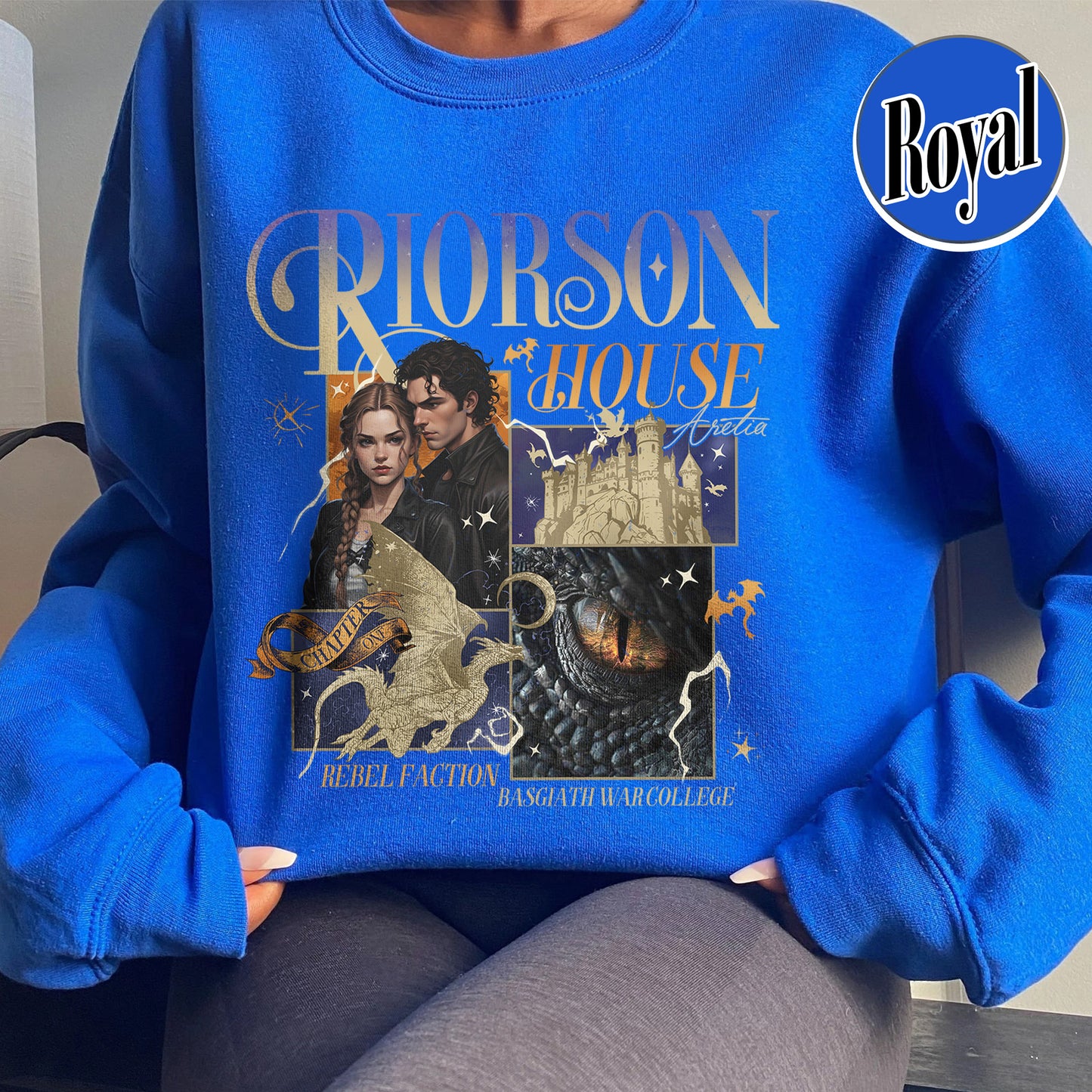 Bookish Sweatshirt, Xaden Riorson House Sweatshirt, Fourth Wing Sweatshirt, Iron Flame Sweatshirt, Rebecca Yarros Merch