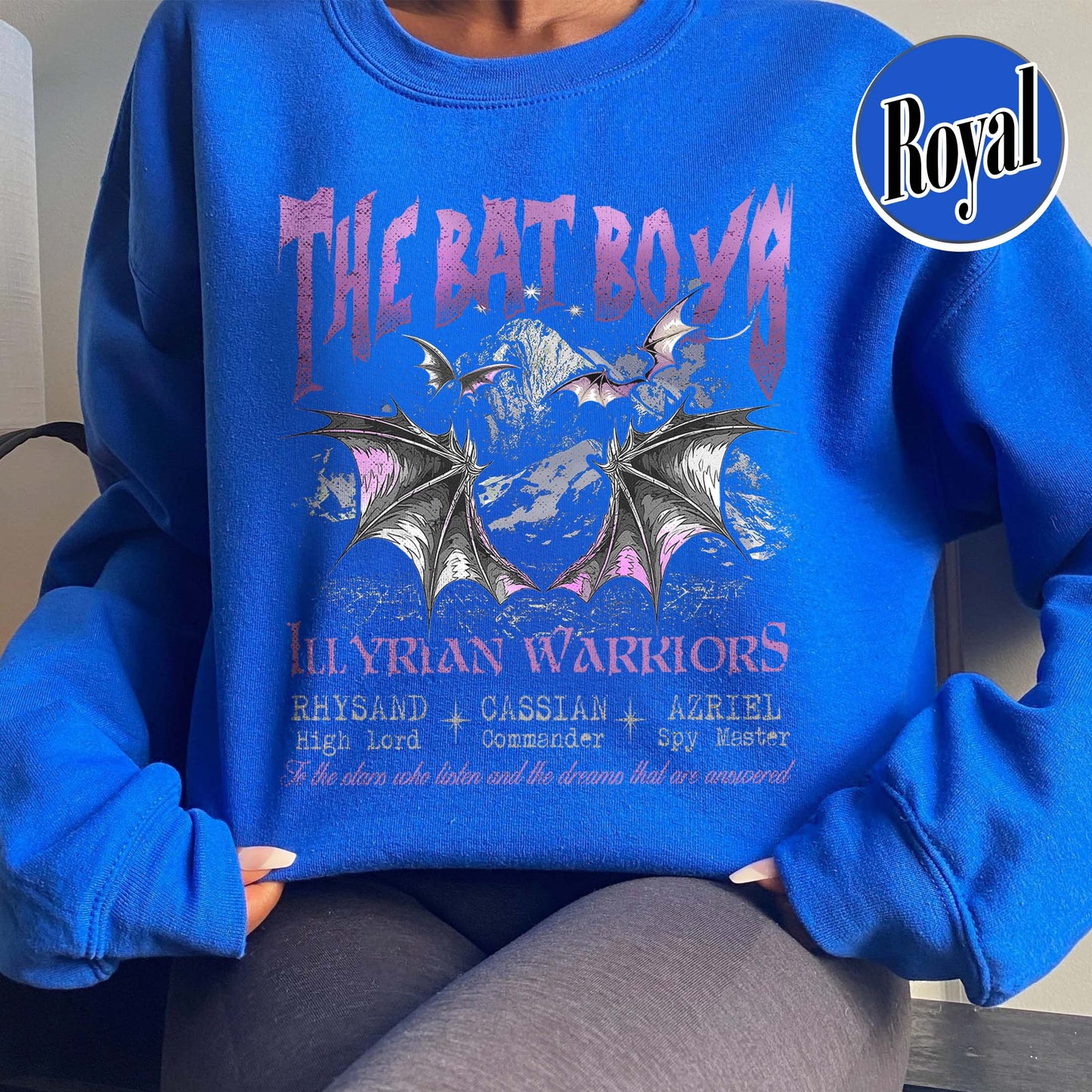 Velaris City of Starlight Acotar Sweatshirt, the Night Court Sweatshirt, the Bat Boys Sweatshirt, ACOTAR Sweatshirt, Acotar Sweatshirt Bat Boys, to the Stars Sweatshirt