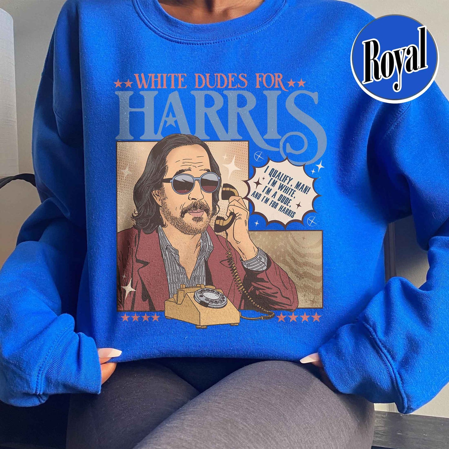 Election Sweatshirt, White Dudes for Madam President Sweatshirt, Men Zoom for Madam President Sweatshirt