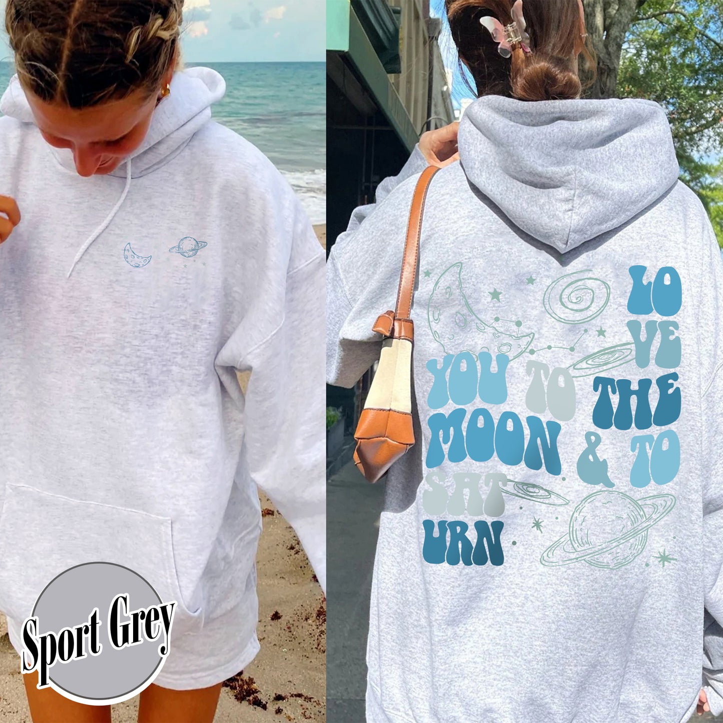 I Love You to the Moon and Saturn Hoodie, Love You to the Moon and to Saturn, Swiftie Hoodie, Gift for Fan, Cute Hoodie