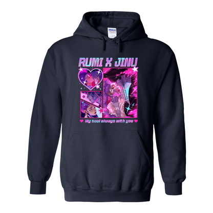 Jinu Rumi Hoodie, Huntrix Hoodie, Y2K Music Kpop Hoodie, Saja Boys Huntrix Pin, Kpop Demon Hunters, Jinu Fan Hoodie