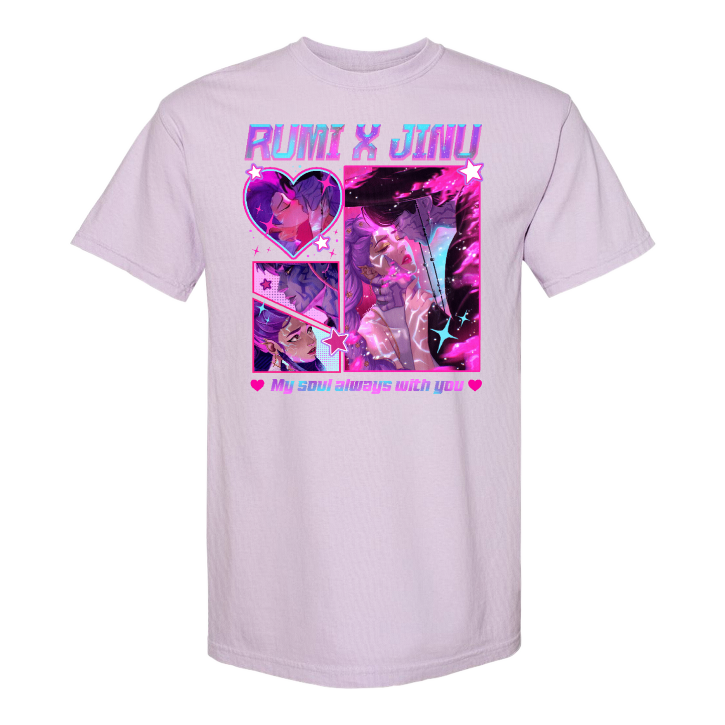Jinu Rumi Comfort Colors, Huntrix Shirt, Y2K Music Kpop Tee, Saja Boys Huntrix Pin, Kpop Demon Hunters, Jinu Fan Shirt [ ]
