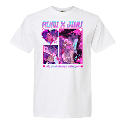 Jinu Rumi Comfort Colors, Huntrix Shirt, Y2K Music Kpop Tee, Saja Boys Huntrix Pin, Kpop Demon Hunters, Jinu Fan Shirt [ ]