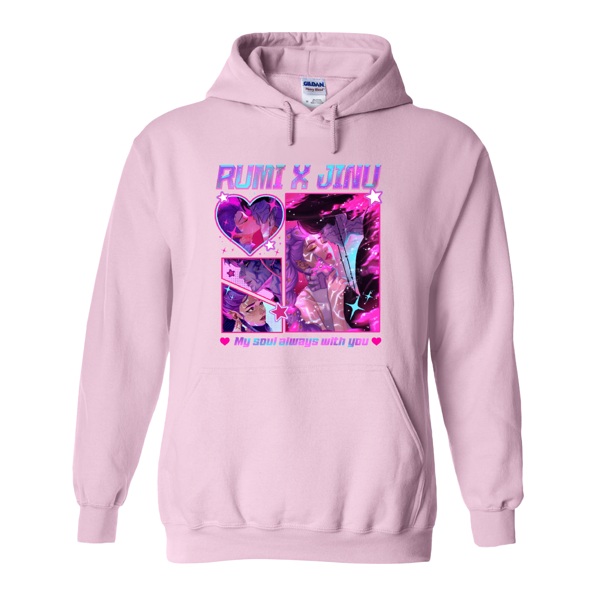 Sweat à Capuche Oversize Kpop Huntrix - Style Streetwear Y2K Avec Imprimé Anime - Unisexe Homme Femme - 2
