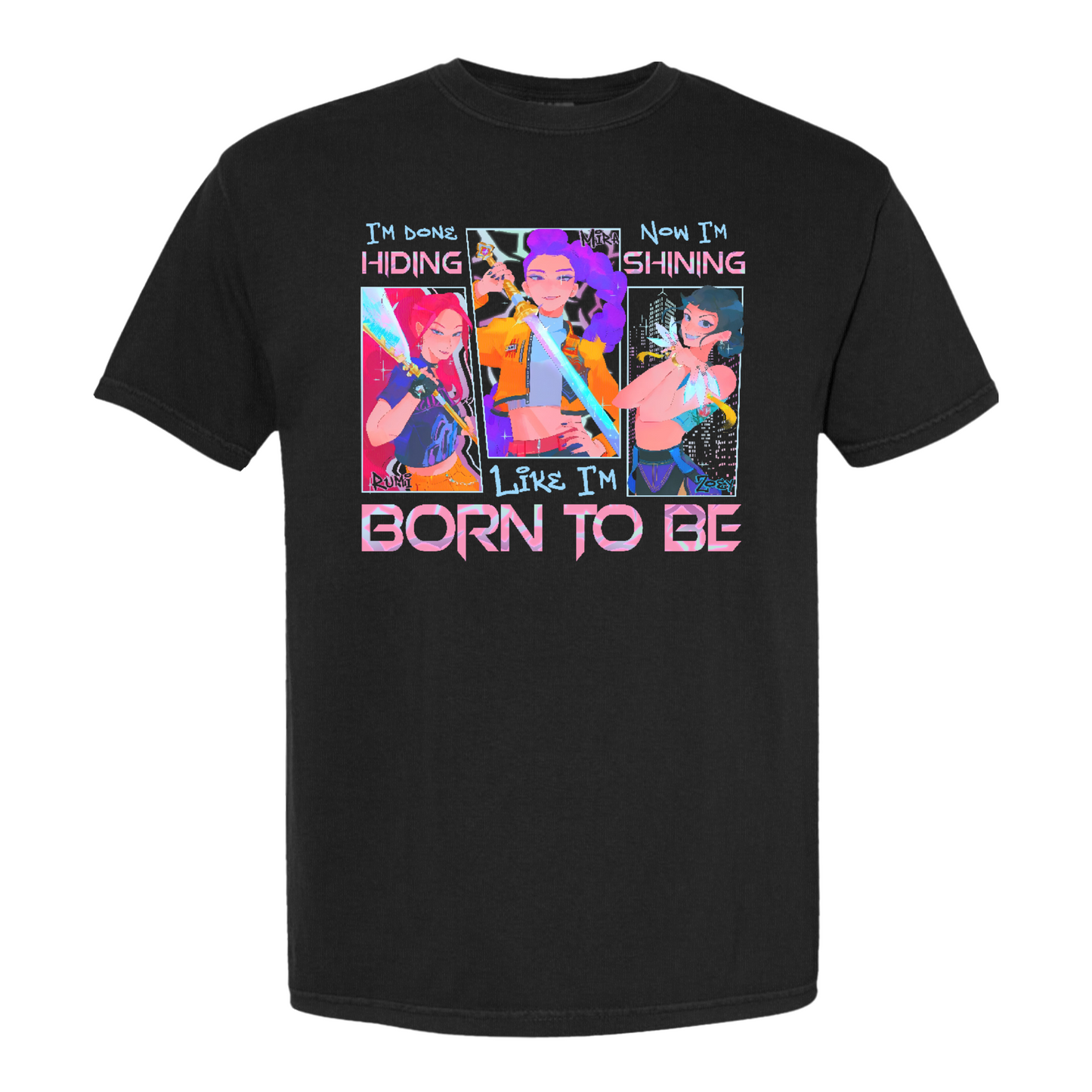 Kpop Demon Hunter Comfort Color Shirt, Derpy and Sussy Funny Raven T-shirt, Saja Boys Fans Tee