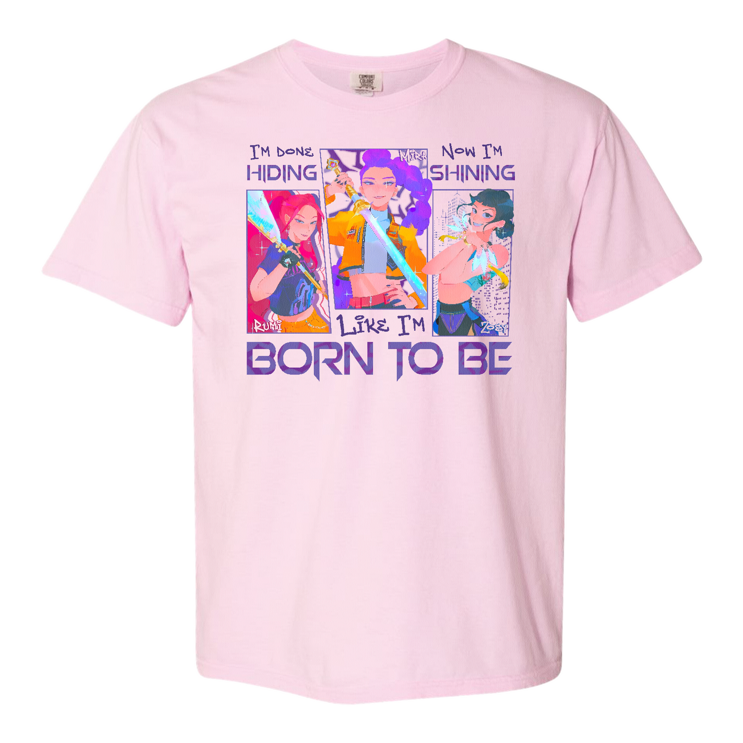 Kpop Demon Hunter Comfort Color Shirt, Derpy and Sussy Funny Raven T-shirt, Saja Boys Fans Tee