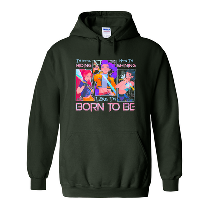 Kpop Demon Hunter Hoodie, Derpy and Sussy Funny Raven Hoodie, Saja Boys Fans Hoodie