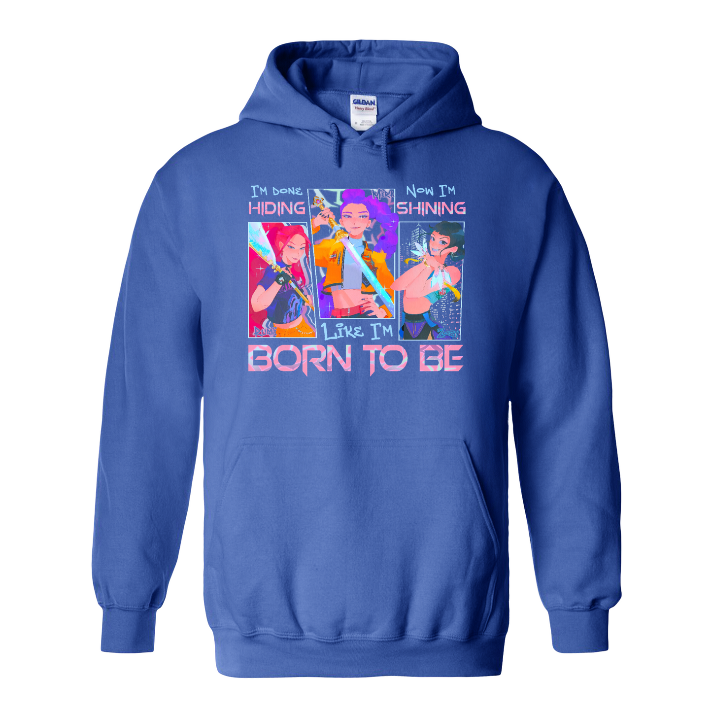Kpop Demon Hunter Hoodie, Derpy and Sussy Funny Raven Hoodie, Saja Boys Fans Hoodie