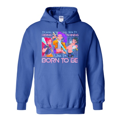 Kpop Demon Hunter Hoodie, Derpy and Sussy Funny Raven Hoodie, Saja Boys Fans Hoodie