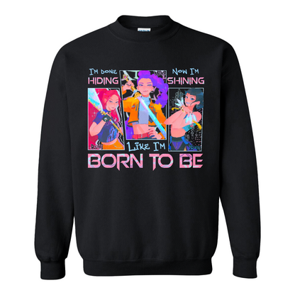 Kpop Demon Hunter Sweatshirt, Derpy and Sussy Funny Raven Sweatshirt, Saja Boys Fans Sweatshirt