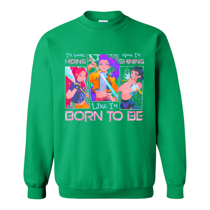 Kpop Demon Hunter Sweatshirt, Derpy and Sussy Funny Raven Sweatshirt, Saja Boys Fans Sweatshirt