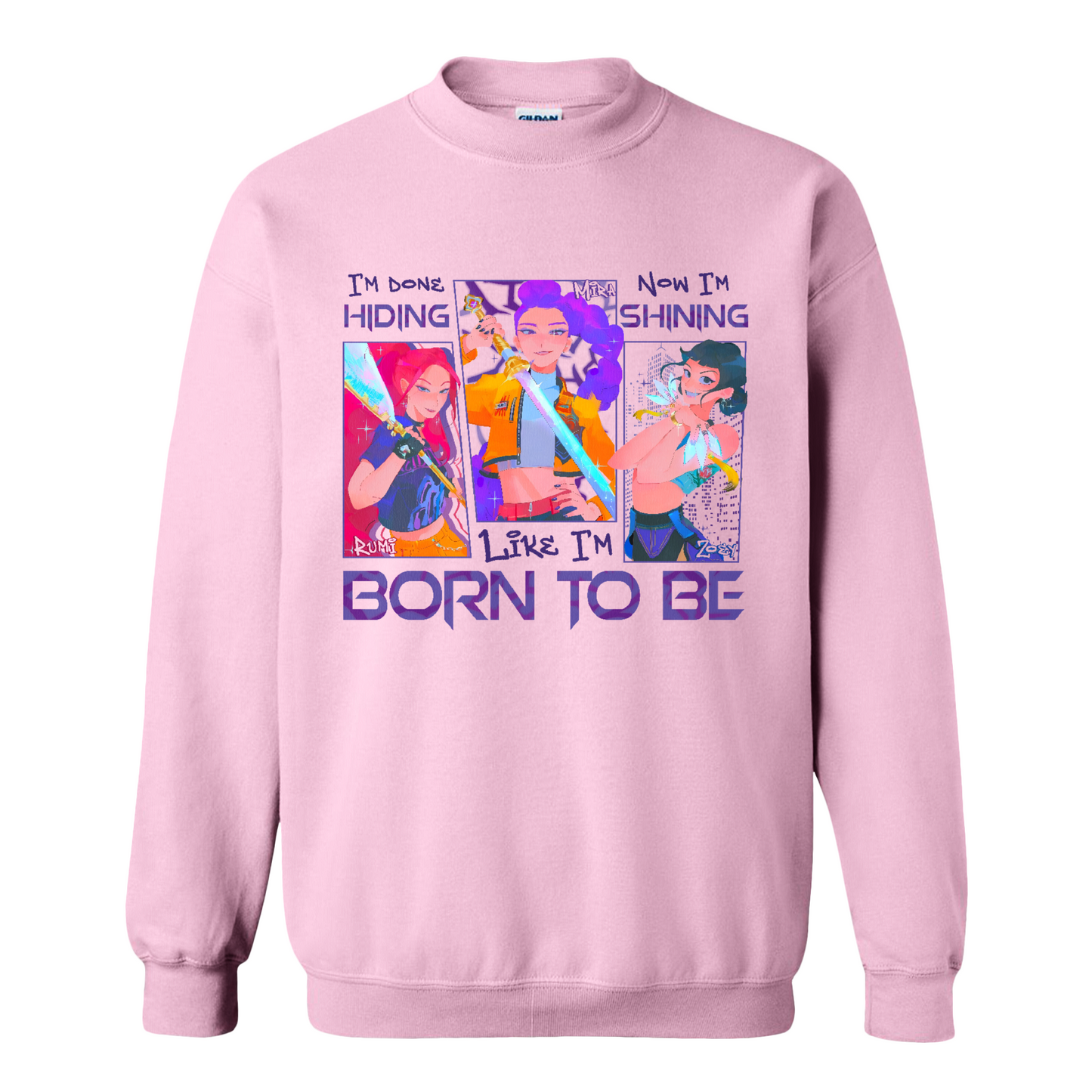 Kpop Demon Hunter Sweatshirt, Derpy and Sussy Funny Raven Sweatshirt, Saja Boys Fans Sweatshirt