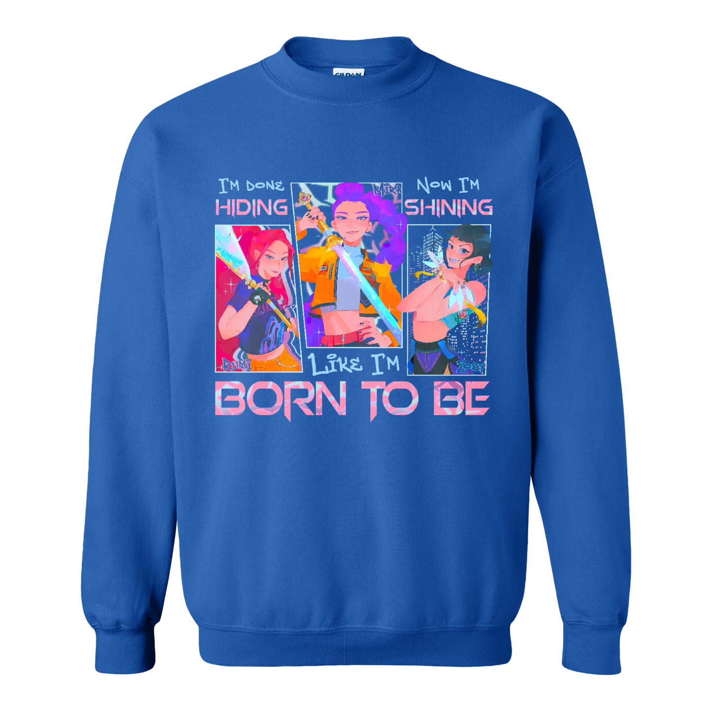 Kpop Demon Hunter Sweatshirt, Derpy and Sussy Funny Raven Sweatshirt, Saja Boys Fans Sweatshirt