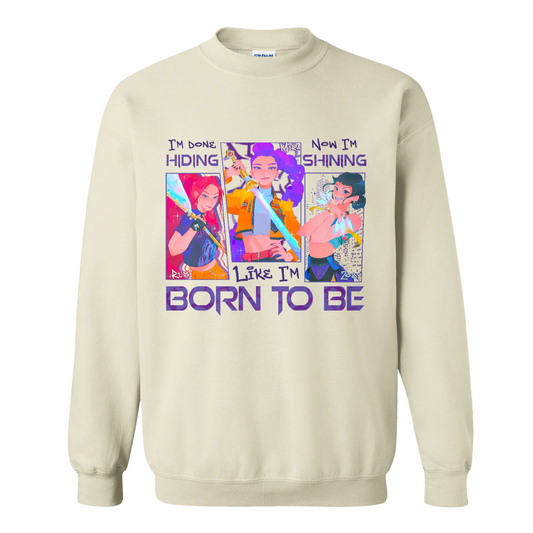 Kpop Demon Hunter Sweatshirt, Derpy and Sussy Funny Raven Sweatshirt, Saja Boys Fans Sweatshirt