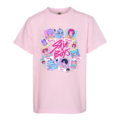 Saja Boys Boy Band Comfort Colors Youth Shirt, Huntrix Shirt, Music Tee, Kpop Demon Hunter Merch