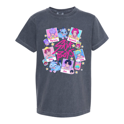 Saja Boys Boy Band Comfort Colors Youth Shirt, Huntrix Shirt, Music Tee, Kpop Demon Hunter Merch