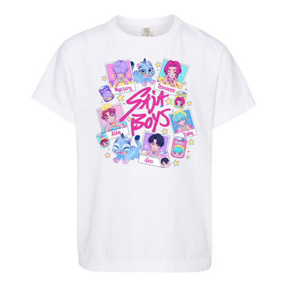 Saja Boys Boy Band Comfort Colors Youth Shirt, Huntrix Shirt, Music Tee, Kpop Demon Hunter Merch