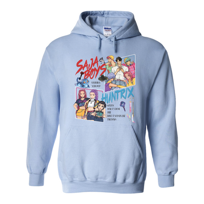 Huntrix Demon Hunters Hoodie, Huntrix Girls,Saja Boy, Mira Rumi Joey Hoodie, Demon Hunter Merch, Gift For Kpop Fan