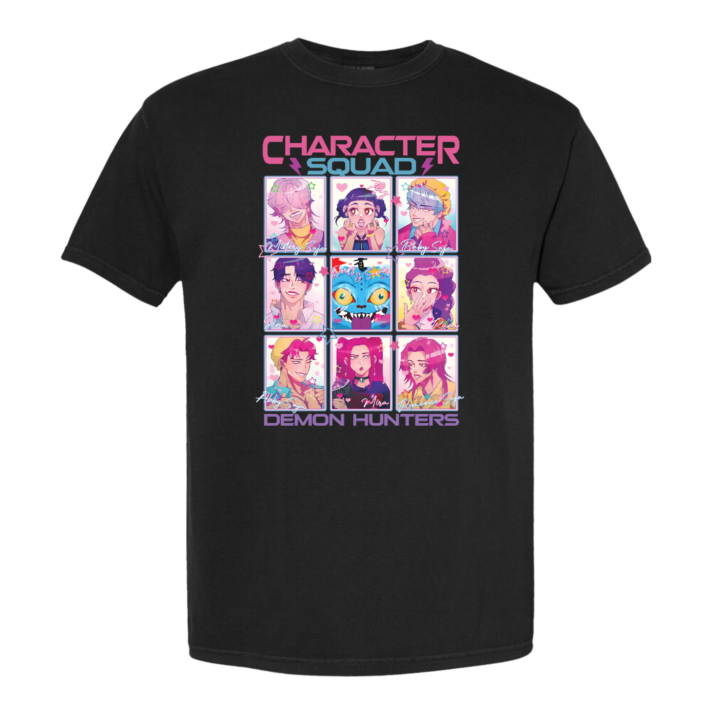 Huntrix Demon Hunters Comfort Color Shirt, Huntrix Shirt, Kpop Movie Tee, Saja Girls Fan Shirt, Mira Rumi Jinu Graphic, Kpop Idol Group