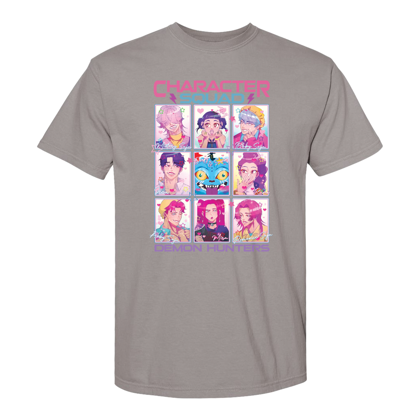 Huntrix Demon Hunters Comfort Color Shirt, Huntrix Shirt, Kpop Movie Tee, Saja Girls Fan Shirt, Mira Rumi Jinu Graphic, Kpop Idol Group