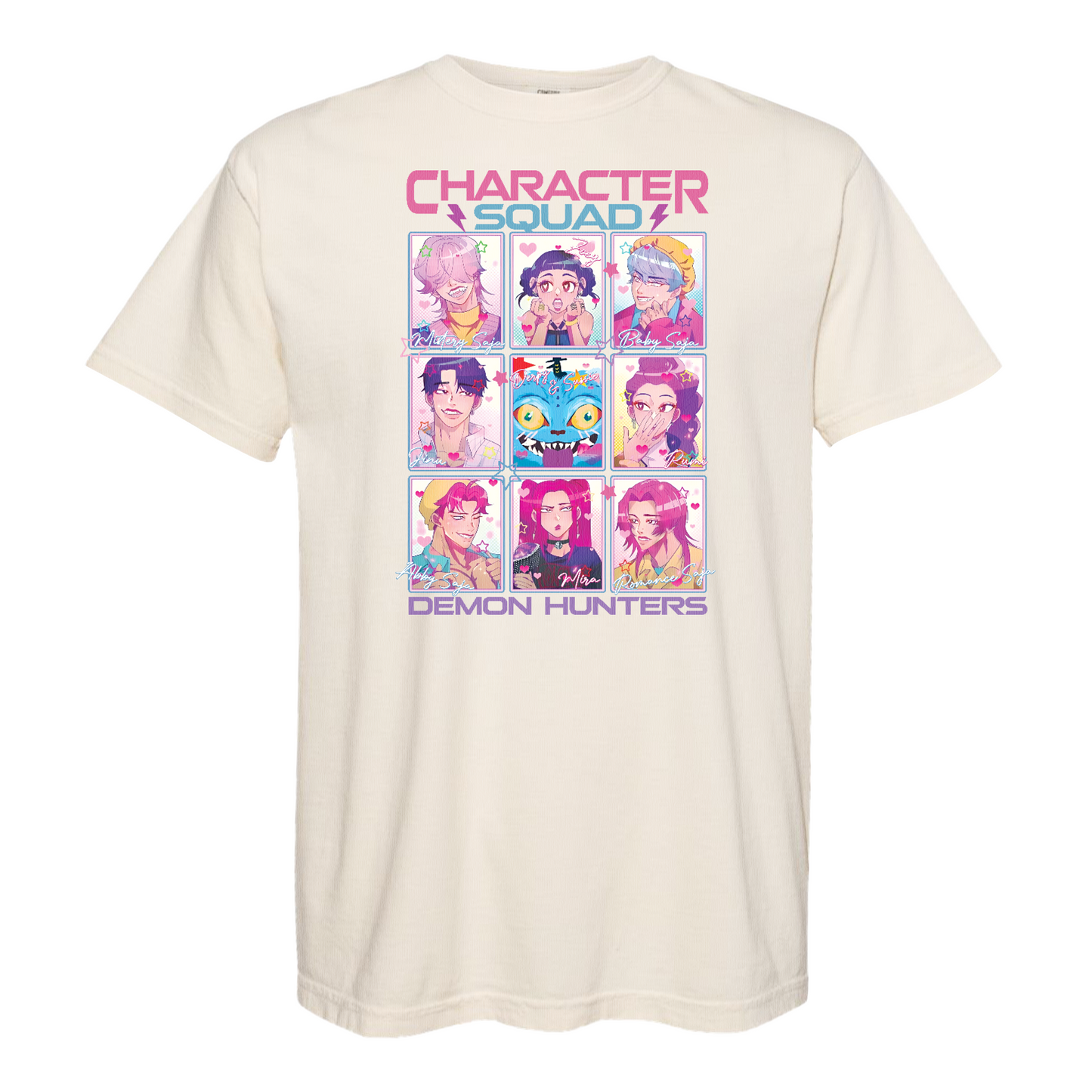 Huntrix Demon Hunters Comfort Color Shirt, Huntrix Shirt, Kpop Movie Tee, Saja Girls Fan Shirt, Mira Rumi Jinu Graphic, Kpop Idol Group