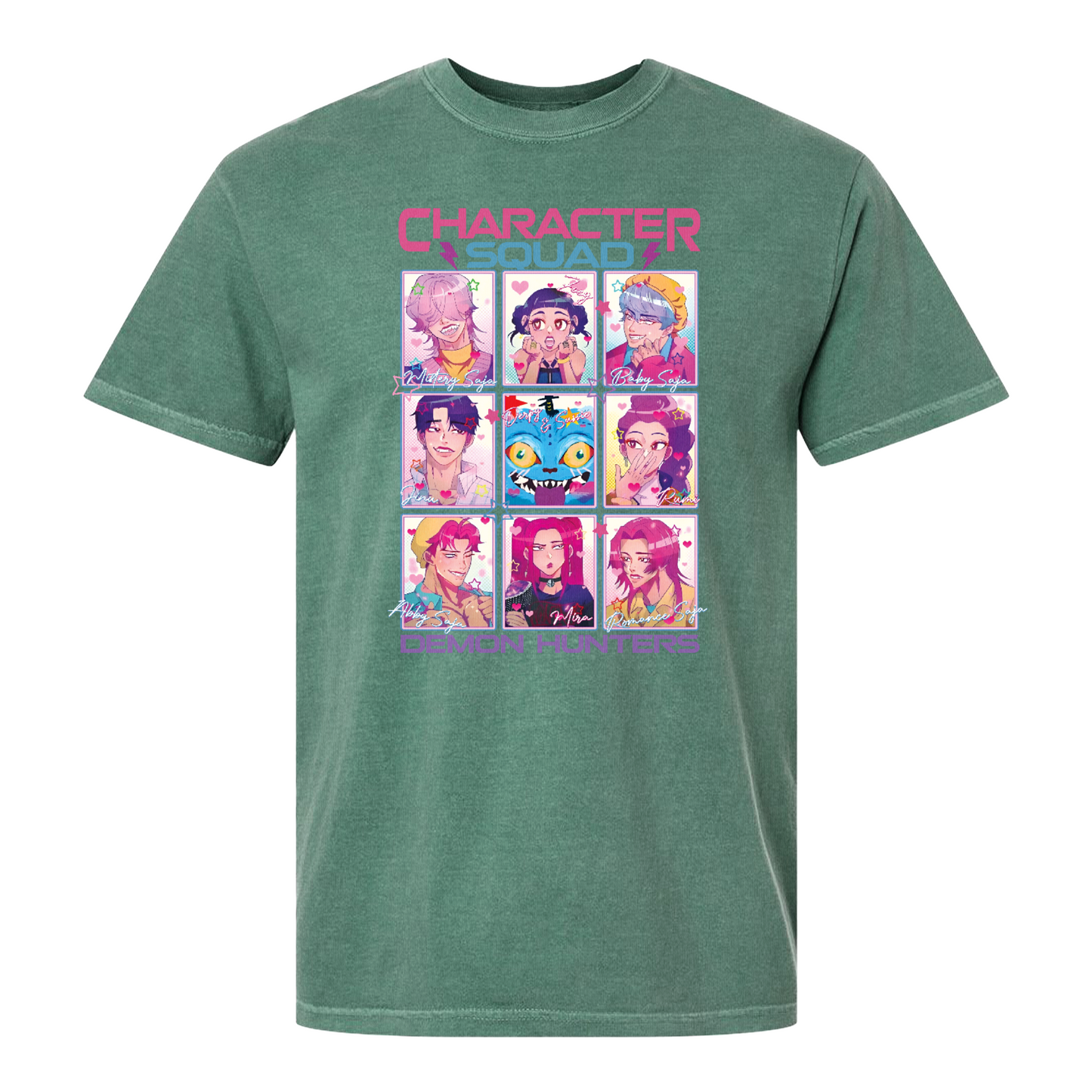 Huntrix Demon Hunters Comfort Color Shirt, Huntrix Shirt, Kpop Movie Tee, Saja Girls Fan Shirt, Mira Rumi Jinu Graphic, Kpop Idol Group