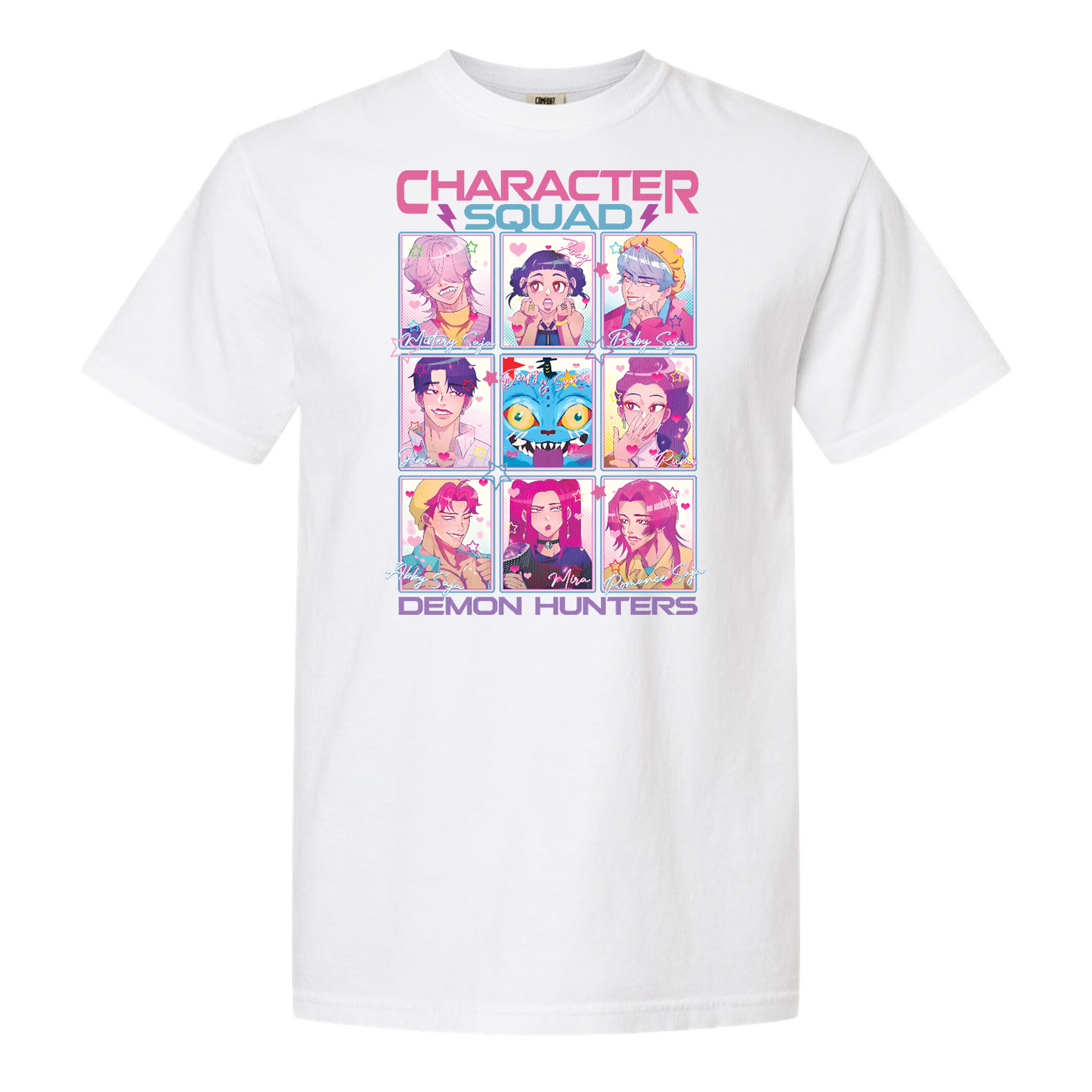 Huntrix Demon Hunters Comfort Color Shirt, Huntrix Shirt, Kpop Movie Tee, Saja Girls Fan Shirt, Mira Rumi Jinu Graphic, Kpop Idol Group