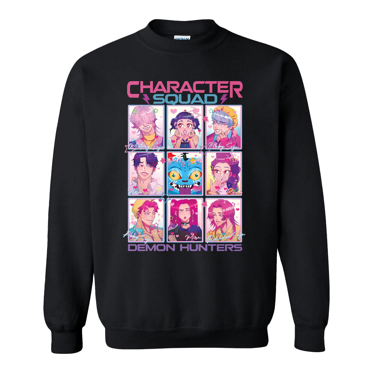 Huntrix Demon Hunters Sweatshirt, Huntrix Sweatshirt, Kpop Movie Tee, Saja Girls Fan Sweatshirt, Mira Rumi Jinu Graphic, Kpop Idol Group