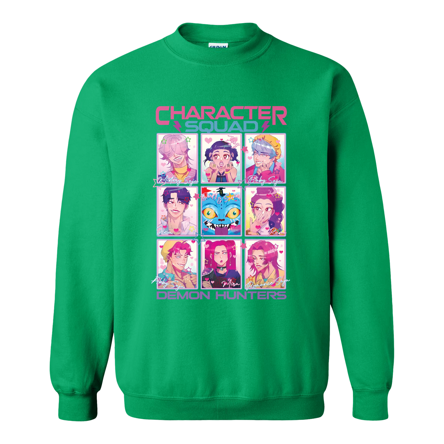 Huntrix Demon Hunters Sweatshirt, Huntrix Sweatshirt, Kpop Movie Tee, Saja Girls Fan Sweatshirt, Mira Rumi Jinu Graphic, Kpop Idol Group