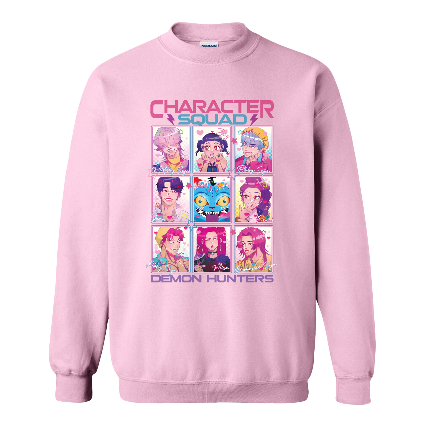 Huntrix Demon Hunters Sweatshirt, Huntrix Sweatshirt, Kpop Movie Tee, Saja Girls Fan Sweatshirt, Mira Rumi Jinu Graphic, Kpop Idol Group