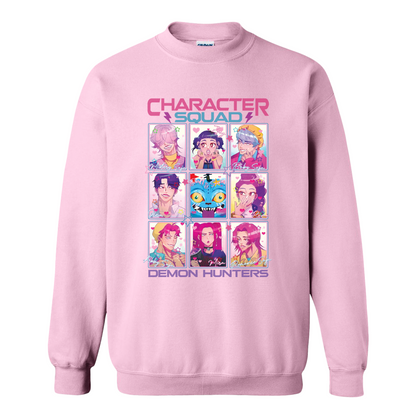 Huntrix Demon Hunters Sweatshirt, Huntrix Sweatshirt, Kpop Movie Tee, Saja Girls Fan Sweatshirt, Mira Rumi Jinu Graphic, Kpop Idol Group