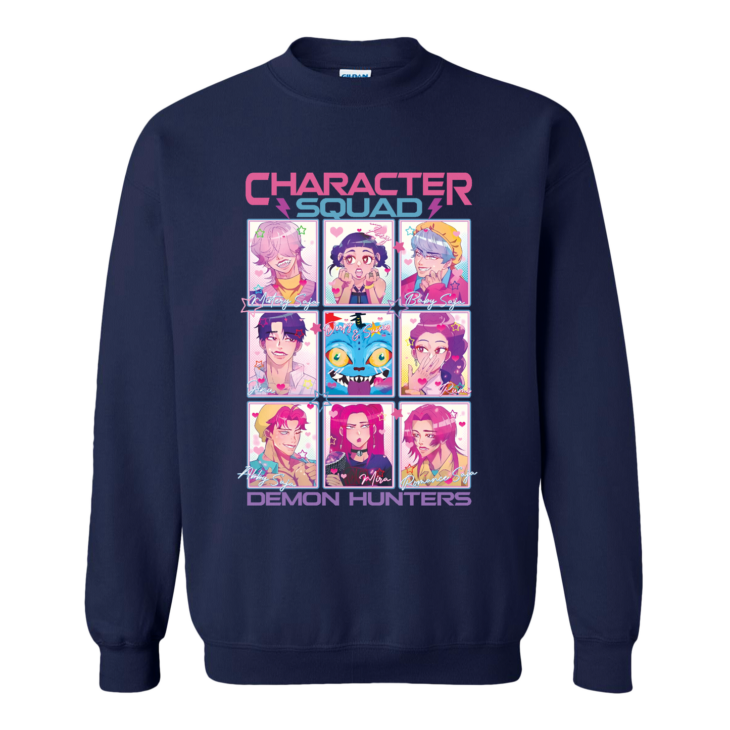Huntrix Demon Hunters Sweatshirt, Huntrix Sweatshirt, Kpop Movie Tee, Saja Girls Fan Sweatshirt, Mira Rumi Jinu Graphic, Kpop Idol Group