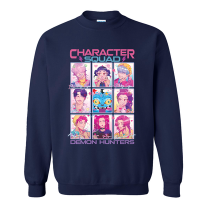 Huntrix Demon Hunters Sweatshirt, Huntrix Sweatshirt, Kpop Movie Tee, Saja Girls Fan Sweatshirt, Mira Rumi Jinu Graphic, Kpop Idol Group