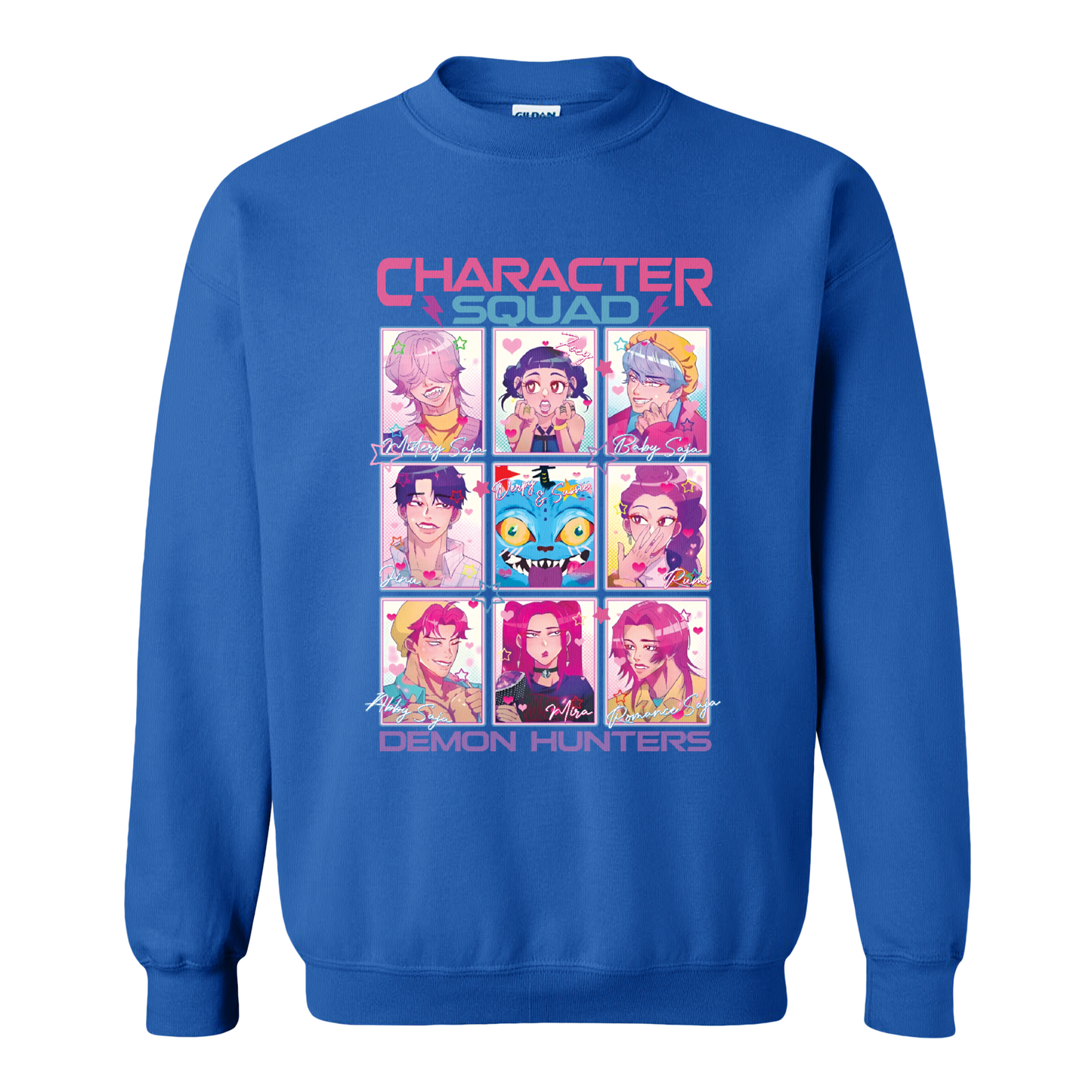 Huntrix Demon Hunters Sweatshirt, Huntrix Sweatshirt, Kpop Movie Tee, Saja Girls Fan Sweatshirt, Mira Rumi Jinu Graphic, Kpop Idol Group