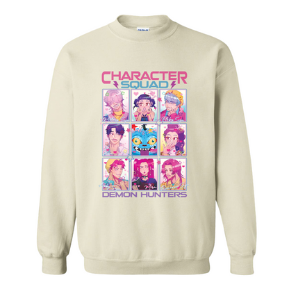 Huntrix Demon Hunters Sweatshirt, Huntrix Sweatshirt, Kpop Movie Tee, Saja Girls Fan Sweatshirt, Mira Rumi Jinu Graphic, Kpop Idol Group