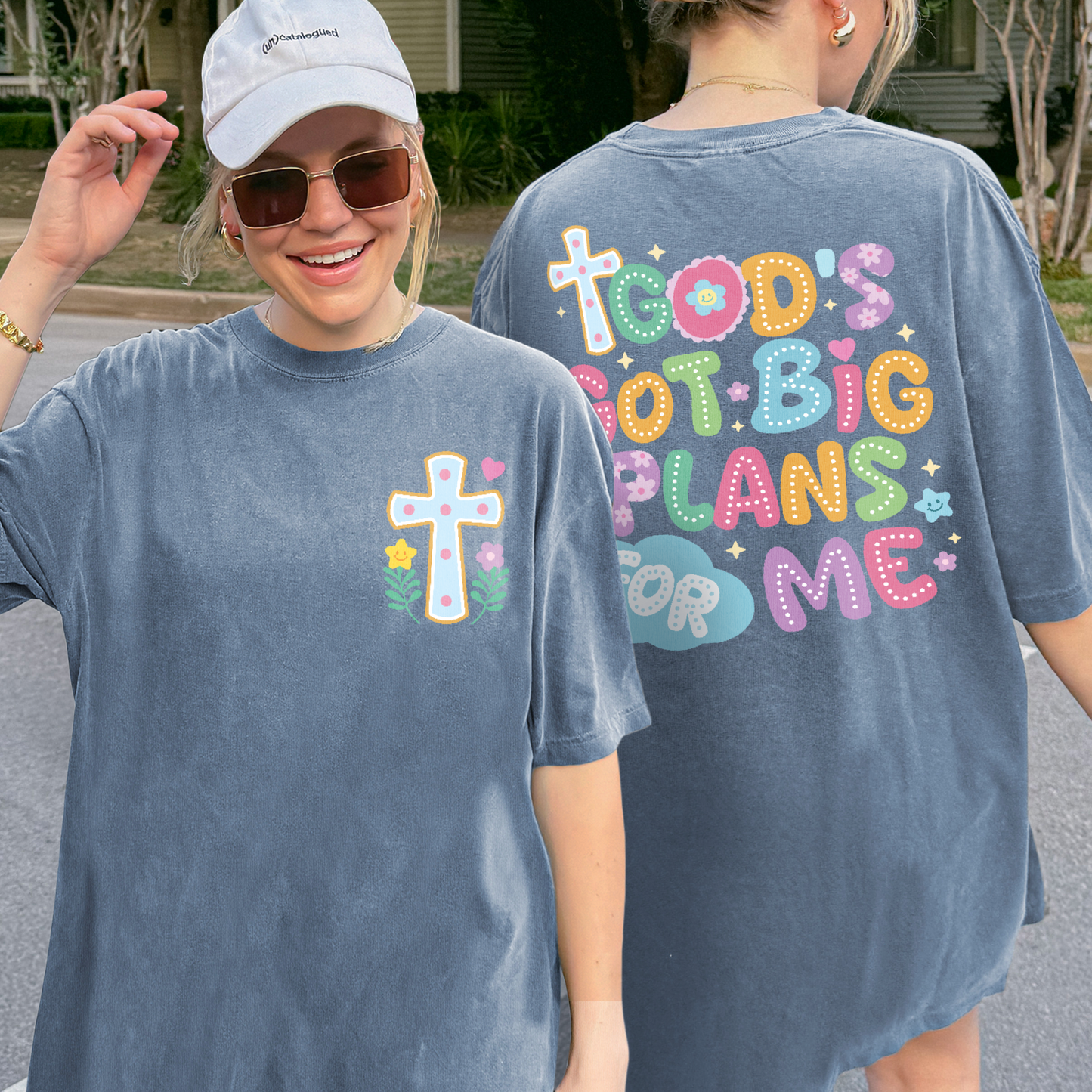 God’s Got Big Plans For Me Shirt, Christian Kids Tee, Faith Graphic Shirt, Religious Gift Tee