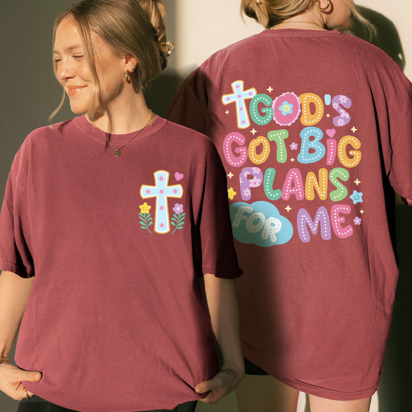 God’s Got Big Plans For Me Shirt, Christian Kids Tee, Faith Graphic Shirt, Religious Gift Tee