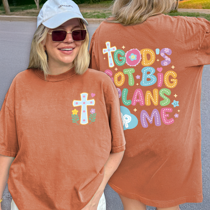 God’s Got Big Plans For Me Shirt, Christian Kids Tee, Faith Graphic Shirt, Religious Gift Tee