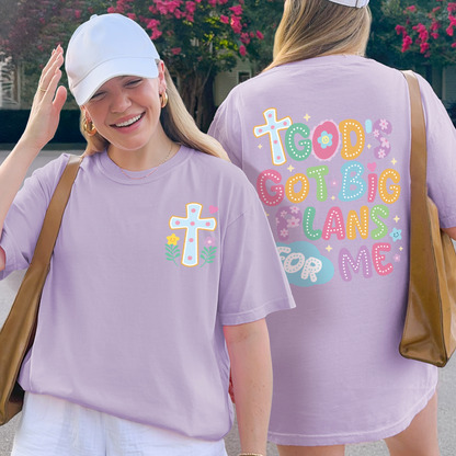 God’s Got Big Plans For Me Shirt, Christian Kids Tee, Faith Graphic Shirt, Religious Gift Tee