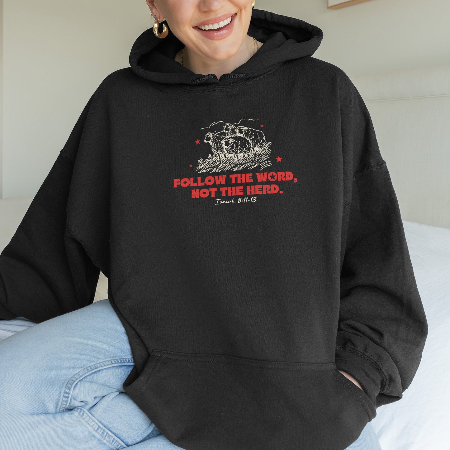 Follow The Word Not The Herd Christian Hoodie
